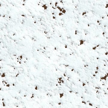 無縫的雪堆