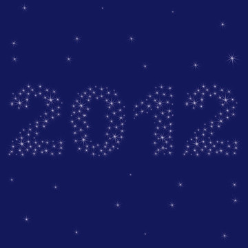 2012新年賀卡。