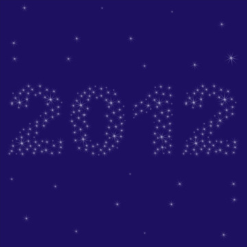2012新年賀卡。