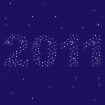 2011新年賀卡。