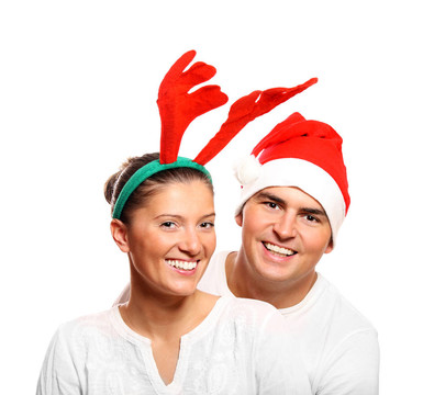 Santa和他的馴鹿