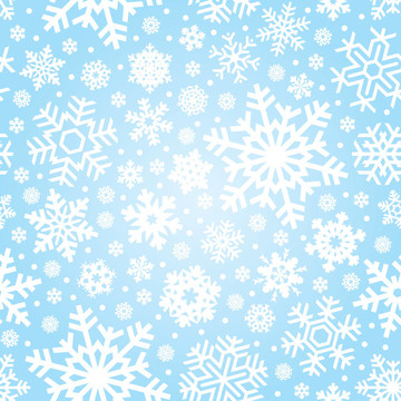 無縫雪花圖案