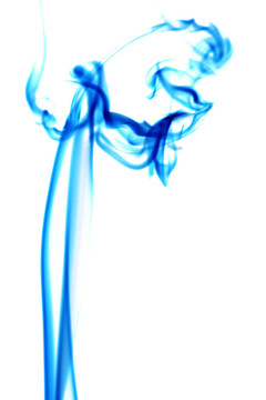 藍色的煙霧