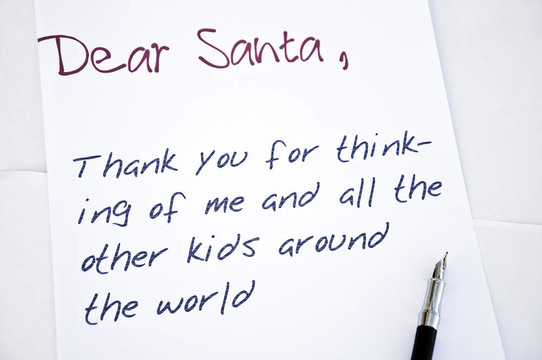 親愛(ài)的Santa的信