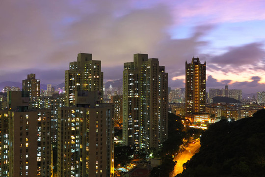 香港的夜晚