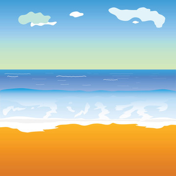 海灘和海洋圖