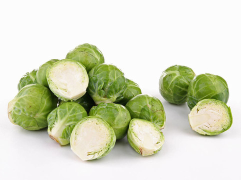 孤立的布魯塞爾豆芽