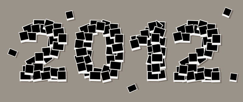 新年賀卡2012；把你的照片插入相框