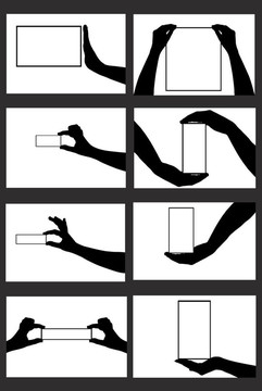 手里拿著簽