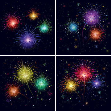 煙花爆竹；集