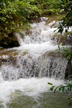 Erawan Waterfall；Kanchanaburi；泰國(guó)