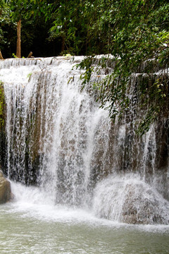 Erawan Waterfall；Kanchanaburi；泰國