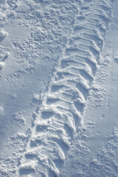 雪地車輪胎軌道