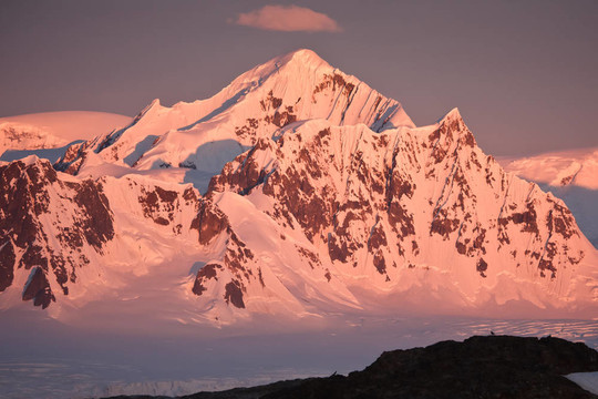南極洲的雪山