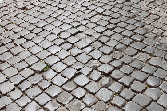 非常古老的羅馬路面