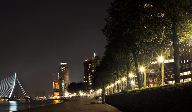 鹿特丹的夜景