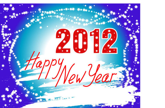 新年快樂2012背景