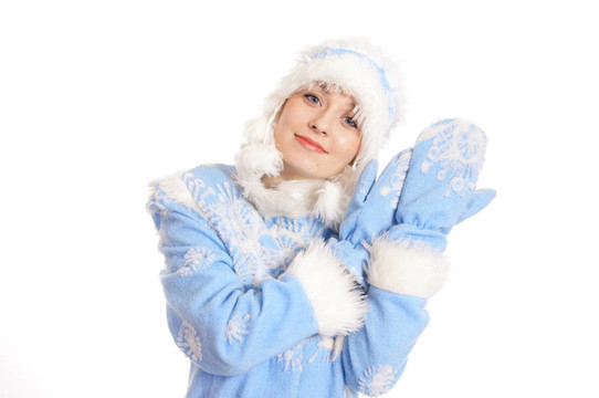 藍雪少女畫像