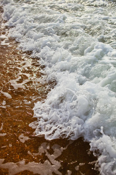 海灘上的海浪