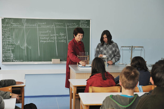 科學與化學classees在學校