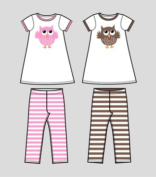 女孩穿的衣服