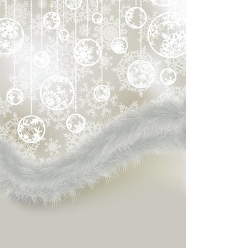 優(yōu)雅的背景與雪花。EPS 8
