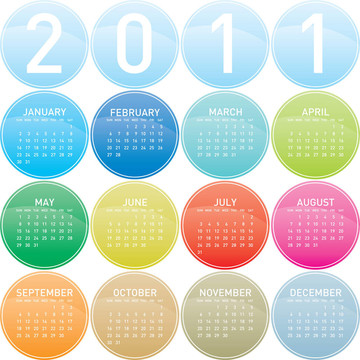 2011豐富多彩的日歷