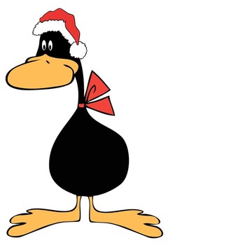 Black Duck與Santa Claus Hat。