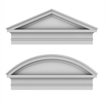 3D古典建筑裝飾的羅馬托斯卡納