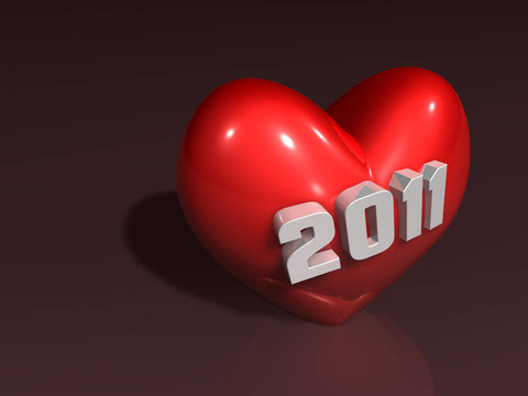 3D 2011藝術(shù)在紅色的心