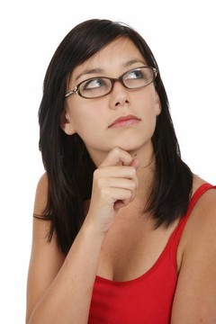 漂亮女孩的思考