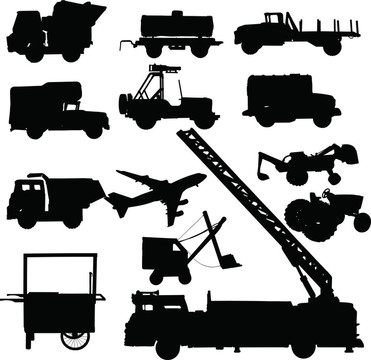 卡車(chē)剪影