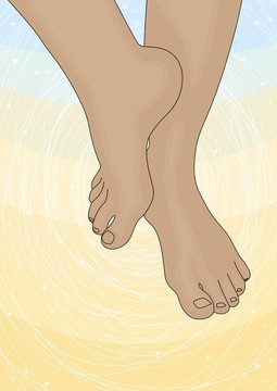 女腳形象