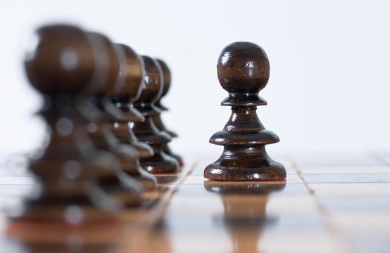 棋盤上的棋子