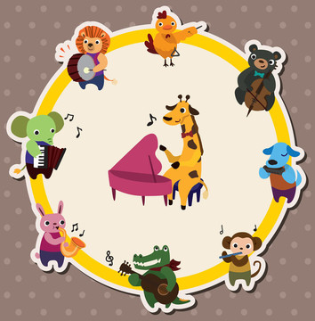 動物游戲音樂卡