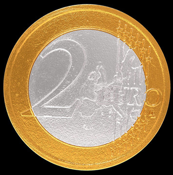 2歐元：歐盟貨幣