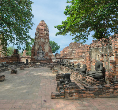 瑪哈達(dá)寺；Ayutthaya；泰國