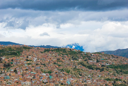 拉巴斯玻利维亚全景；