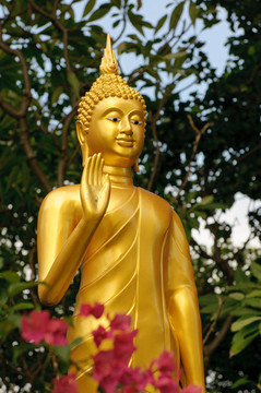 黃金佛像；曼谷；泰國(guó)