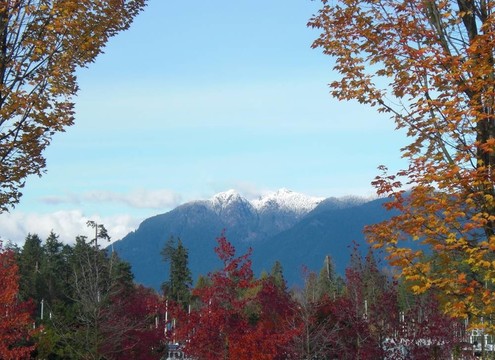 秋天的山