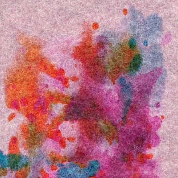 織物上的水彩
