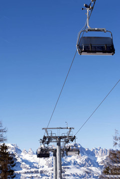 滑雪纜車