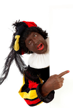 Zwarte piet（黑彼得）典型的荷蘭字符