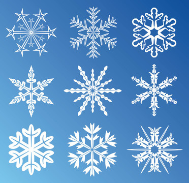 9片雪花