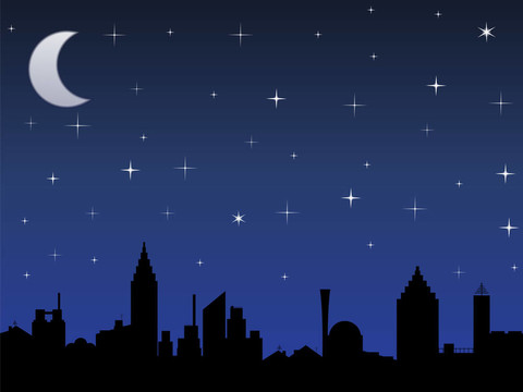 夜晚的天空