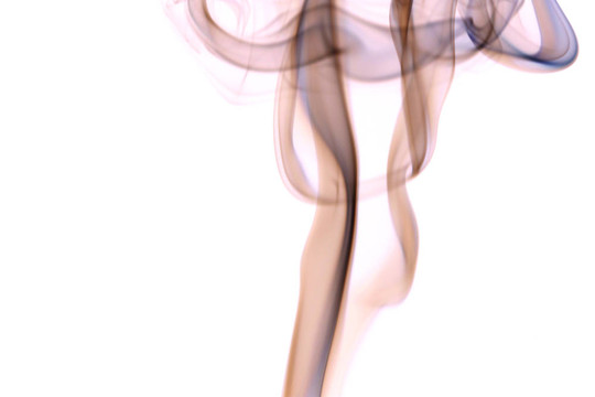 彩色的煙霧