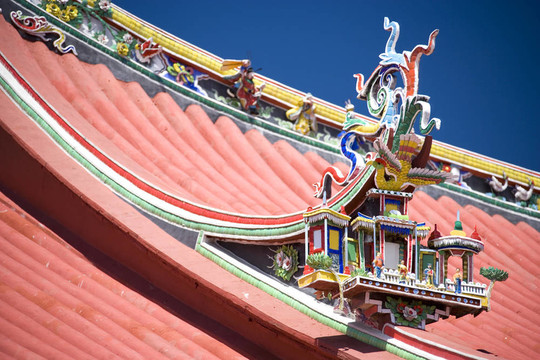 中華寺的屋頂