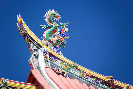 中華寺的屋頂