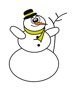 快樂的雪人