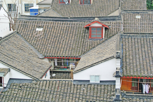 瓦房屋頂 瓦屋 傳統(tǒng)民居